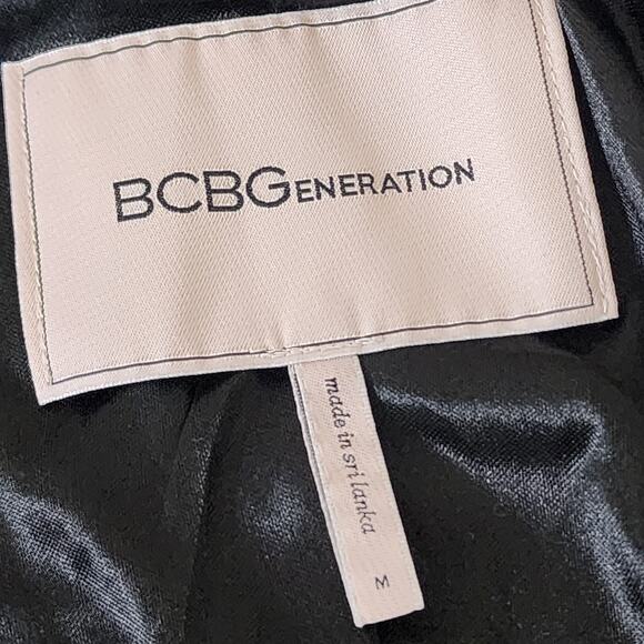 BCBGeneration Medium Black Tuxedo Blazer Jacket - Picture 3 of 8